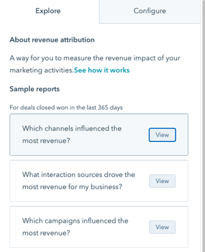 About revenue attribution