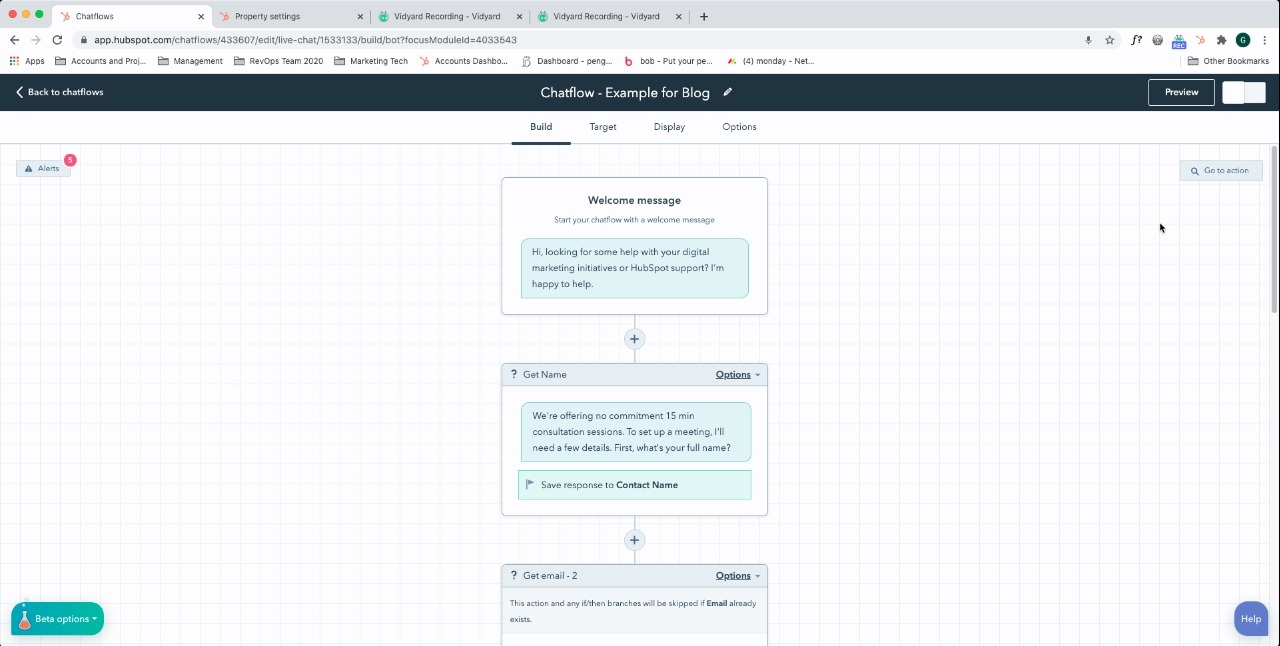 Hubspot chatbot