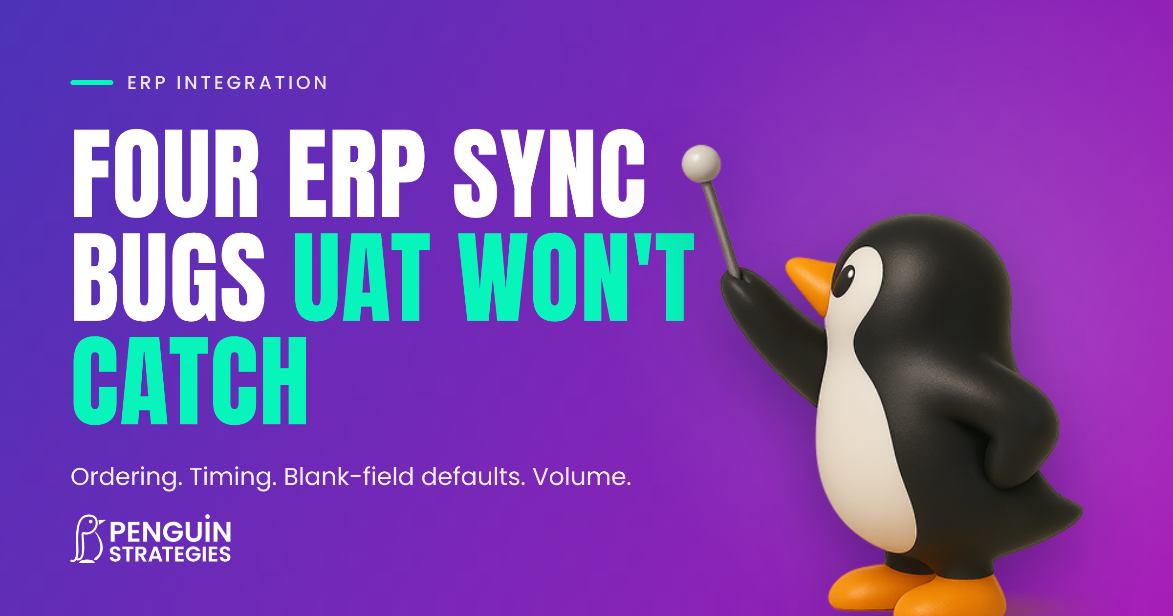 Four ERP Sync Bugs That Only Show Up in Production